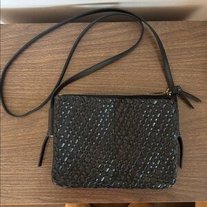 Madewell Woven Leather Crossbody Bag